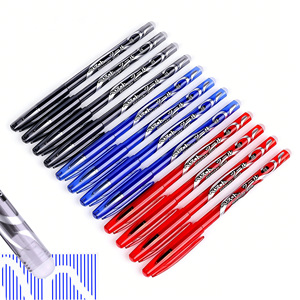 Bolígrafos de Gel Borrables Prácticos <span class=keywords><strong>con</strong></span> Punta de 0.5mm, 3 Colores (Negro/Rojo/Azul) para Estudiantes, Toma de Notas Diarias, Oficina - Product Image 1