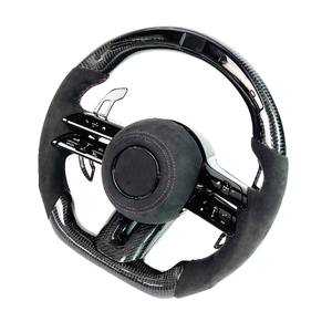 Pièces de tuning automobile pour <span class=keywords><strong>Mercedes</strong></span> Benz W205 W212 W222 W463 W464 W205 W44 W204 W218, mise à niveau de l'ancien au nouveau, volant de voiture en fibre de carbone - Product Image 2
