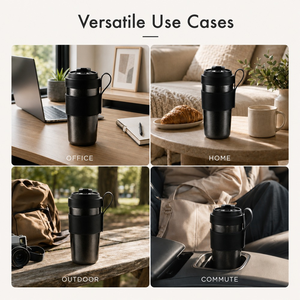 Durable Titanium <b>Coffee</b> Mug Heavy Duty Insulated Outdoor Cup - Product Image 5