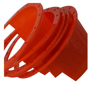 Tuyau d'admission d'air universel en plastique de 6,5 pouces pour modification de voiture, tuyau flexible rouge avec connecteur blanc - Product Image 5