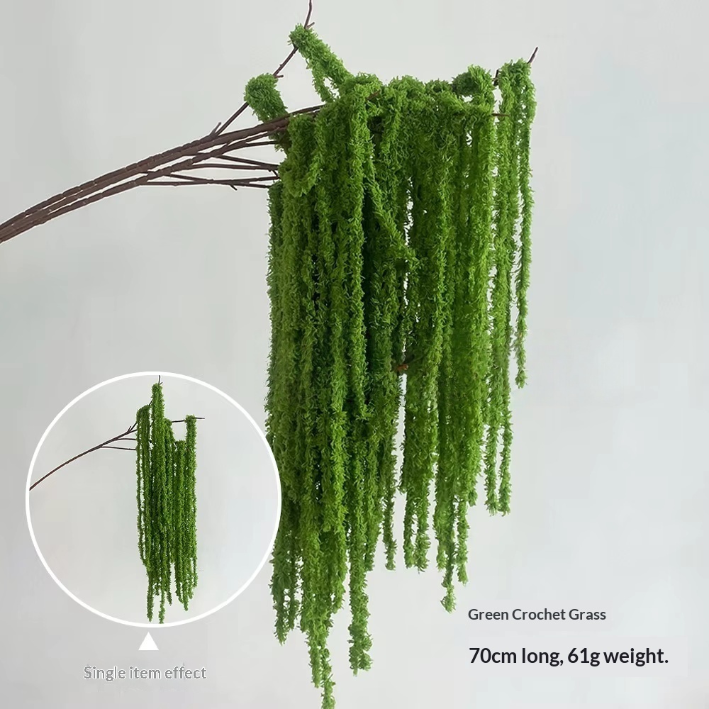 Green wool grass