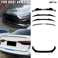 Kit carrosserie AMP-Z pour Audi A4 B9 : Lame de pare-chocs avant, jupes latérales, aileron arrière, diffuseur arrière en ABS