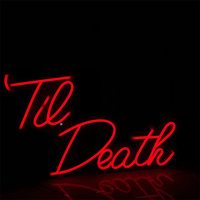 Neon Sign LED Kustom Tanpa Minimum Order, Logo LED Besar, Lampu Neon Sayap Malaikat Akrilik untuk Dinding