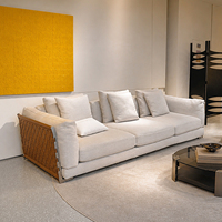 Sofá Seccional de Lujo para Sala de Estar, Sofá Italiano, Sofás Elegantes, Juego de Muebles de Sofá Moderno