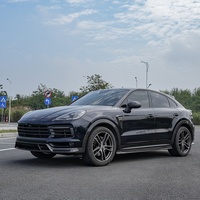 Kit carrosserie aérodynamique en fibre de carbone préimprégnée brillante pour pare-chocs avant et garnitures latérales de Porsche Cayenne Coupé 9YA 9YB 9Y3 2018-2025