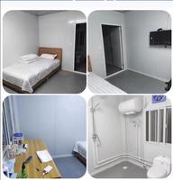 Maison de conteneur en acier modulaire portable en Chine Pack plat à pliage rapide 20ft 40ft petites maisons préfabriquées pour une utilisation au bureau