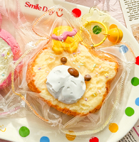 Porte-clés en silicone souple de qualité supérieure, jouet anti-stress à remontée lente, motif animal Mochi Kawaii, cadeau de collection