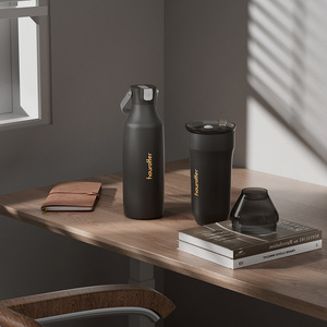 Hourafter Stainless Steel Water Bottle 1000ml Vacuum Insulated For Office And Outdoor Use - Product Image 1
