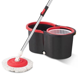 IStapromo Gifts Mop Blu Senza Mani di Alta Qualità con Secchio Rotondo per Pulizia a Umido e a Secco, Leggero, Ausilio per la <span class=keywords><strong>Moglie</strong></span>, con Disidratazione Automatica - Product Image 3