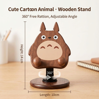 Support de téléphone et tablette en bois rotatif à 360 degrés, pliable, pour une utilisation universelle, modèle CZ6861
