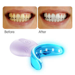 Kit de Blanqueamiento Dental con Luz LED Azul y Roja, Acelerador de Luz Fría LED, Gel Prellenado y Bandeja Removible - Product Image 2