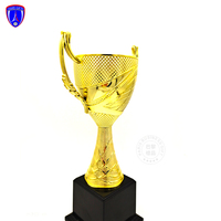 9,8 pouces # Trophée de football en or personnalisé par le fabricant chinois 19409, médaille, coupe de trophée de football