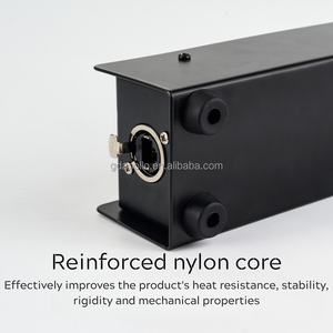 Roxtone PS4MD Répartiteur Audio Métallique XLR Ethercon RJ45 pour Éclairage Scénique DMX <span class=keywords><strong>Studio</strong></span> Compact, Prise Réseau Ethernet Cat5/Cat6 - Product Image 4