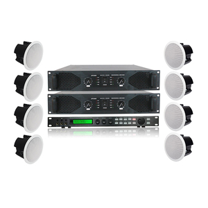 803 4 Inch 8*60W Latest Waterproof Ceiling <b>Speakers</b> Surround Sound BT <b>With</b> <b>Amplifier</b> for Home Audio Application Ceilin - Product Image 1