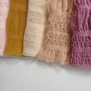 Tela de LICRA de malla con agujeros de secado rápido de nailon Jacquard de alta elasticidad para sujetador <span class=keywords><strong>y</strong></span> bragas sexis - Product Image 4