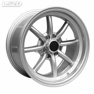 ล้อแม็กซ์ LSZD ขนาด 13 นิ้ว ผลิตด้วยวิธี Flow Formed ขอบ 13x8 รู 8x100-114.3 ET-7/0H สีเงิน สำหรับรถแข่ง รถดริฟท์ รถแต่งย้อนยุค รับน้ำหนักได้ 500 กก. - Product Image 2