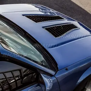 4 Piezas para Chevrolet Camaro Z28 IROC-Z IROC 1985-1990, Rejillas de Ventilación para Capó, Extractor de Calor Funcional - Product Image 2