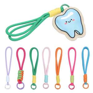 Porte-clés en peluche personnalisable en polyester tissé avec motif de dessin animé pour sacs - Product Image 5