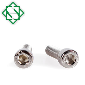 Tornillos de Cabeza Hexagonal Niquelados, Tornillos para Altavoces M4 M5 M6 M8 M10 M12 Grado 8.8 <span class=keywords><strong>Din</strong></span> <span class=keywords><strong>912</strong></span>, Tornillos de Zinc y Carbono - Product Image 2