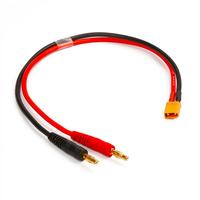 Câble adaptateur de charge Amass XT60 4mm avec fiche banane, fil de silicone 12AWG 300mm pour chargeur de batterie Lipo de drone RC, pièce pour avion RC