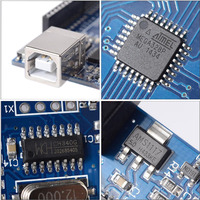 Module microcontrôleur DWI pour carte R3 améliorée (CH340) - Compatible ATmega328P - Accessoires pour robot jouet