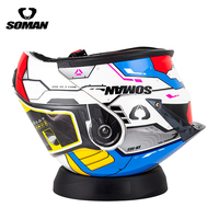 Nouveau support de casque de moto HP03 avec matériau PU respirant antidérapant pour le séchage et la présentation des casques – Équipement SOMAN