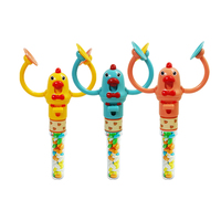 Nouveau design – Bonbons durs en forme de poussin de dessin animé qui applaudissent et jouent du tambour pour enfants – Jouets promotionnels