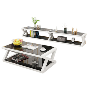 New in January 2019 Living Room Furniture <strong>TV</strong> <strong>Stand</strong>, Glossy Glass Black and <strong>White</strong> <strong>TV</strong> <strong>Stand</strong> , Cheaper <strong>TV</strong> <strong>Stand</strong> Furniture Modern - Product Image 1