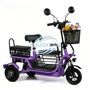 Tricycle électrique familial économique, vélo à double usage passagers et marchandises - Product Image 4
