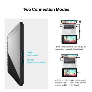 HUION KAMVAS Kamvas 12 11,6 дюймов 8192 уровней цифровой графики чертеж планшетный монитор - Product Image 6