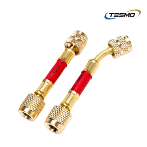 สายทดสอบและเติมน้ำยาแอร์ Tesmo Mini Hose R410A พร้อมข้อต่อทองเหลืองแบบกันรั่ว - Product Image 4