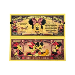 6 Diseños <span class=keywords><strong>de</strong></span> <span class=keywords><strong>Billetes</strong></span> Conmemorativos <span class=keywords><strong>de</strong></span> Anime Americano con Hoja <span class=keywords><strong>de</strong></span> Oro <span class=keywords><strong>de</strong></span> $1 Millón, Billete con Hoja <span class=keywords><strong>de</strong></span> Oro del Pato Donald - Product Image 6