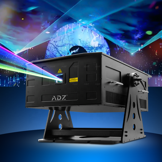 High Power 80W Sky Lazer Projection Mapping IP65 Waterproof RGB Laser Show Light for Spots Landmarks Buildings Mountain