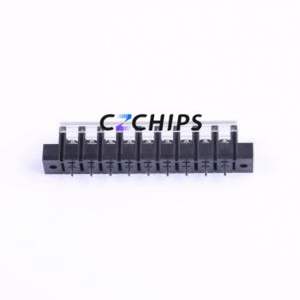 KF28CM-7.62-9P Barrier Terminal Block Through hole Component (THT),P=7.62mm Connector With Cover Plate 7.62mm 1x9P Straight Pin - Product Image 2
