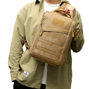 Sac à bandoulière tactique discret Highland Tactical Ops pour <span class=keywords><strong>homme</strong></span>, pour le transport dissimulé d'armes de poing, idéal pour la randonnée, avec support - Product Image 1