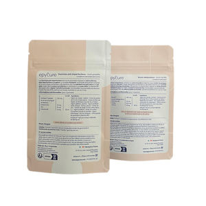 הגעה חדשה 50 גרם נייר קראפט לעמוד על כיס רוכסן - Product Image 5