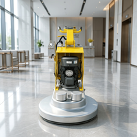 Machine électrique de polissage de sols en marbre avec double masse de poids en fer, polisseuse professionnelle pour carrelage et pierre pour chantier de construction
