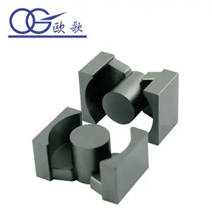Xuyi Ouge Quality Machining Mn-Zn Soft Magnet Ferrit Core Mnzn Ferrite Toroidal PQ Transformer Ferrite Core