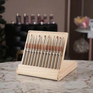 Custom logo High Quality Nail <b>Brush</b> Set Gel Designed for Artistic Nail Art <b>Brush</b> New Model - Product Image 1