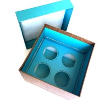 Boîtes d'emballage personnalisées pour tasses à café, ensembles de tasses à thé, boîtes-cadeaux en carton, verres à vin en acier inoxydable, thermos, avec soie
