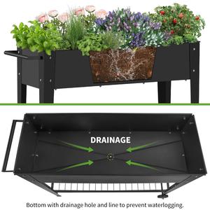 <span class=keywords><strong>Jardinière</strong></span> mobile <span class=keywords><strong>sur</strong></span>élevée <span class=keywords><strong>sur</strong></span> roues Chariot de <span class=keywords><strong>jardinière</strong></span> portable Lit de jardin <span class=keywords><strong>sur</strong></span>élevé <span class=keywords><strong>intérieur</strong></span> extérieur avec pieds - Product Image 4