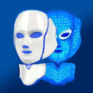Mesin masker fototerapi LED 7 warna, peralatan perawatan kecantikan profesional, mesin peremajaan kulit foton leher wajah - Product Image 2