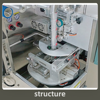 Machine d'emballage de sachets de thé triangulaire carrés non tissés en nylon à grande vitesse entièrement automatique