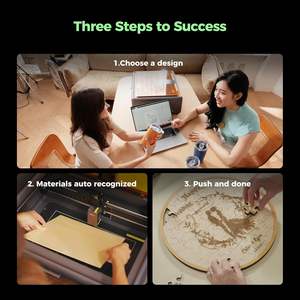 Máquina de Grabado Láser Falcon A1 de 10W, Cortadora Láser Cerrada, Máquina de Grabado Láser para Metal, Madera, Acrílico, Acero Inoxidable - Product Image 3