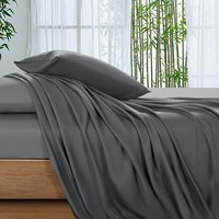 Parure de lit 4 pièces en fibre de bambou 100% 300 fils/cm² pour tailles US et Australie, avec logos personnalisés, emballages et couleurs sur mesure