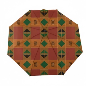 Custom Logo Wholesale Iron <b>Frame</b> Automatic Open Close Compact Folding Umbrella Windproof UV Protection All-Season for Women Men - Product Image 1