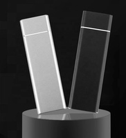 Boîtier SSD M.2 NVME/NGFF en aluminium haute vitesse Boîtier de disque dur portable à double protocole USB 3.1 Boîtier de lecteur à semi-conducteurs de 10 Go