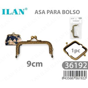 Maniglia per borsa Ilan 9cm con chiusura in metallo per accessori borse - Product Image 3