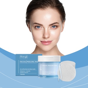 Almohadillas Exfoliantes Suaves Personalizables con Ácido Glicólico AHA, Tratamiento para Cero Poros, 70 Almohadillas para Todo Tipo de Piel, para Uso Comercial - Product Image 2