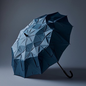 Paraguas Recto de Doble Capa de Lujo con Protección Solar, Diseño Personalizado, Logotipo Personalizado, Compacto, Portátil, Automático, Resistente al Viento - Product Image 5